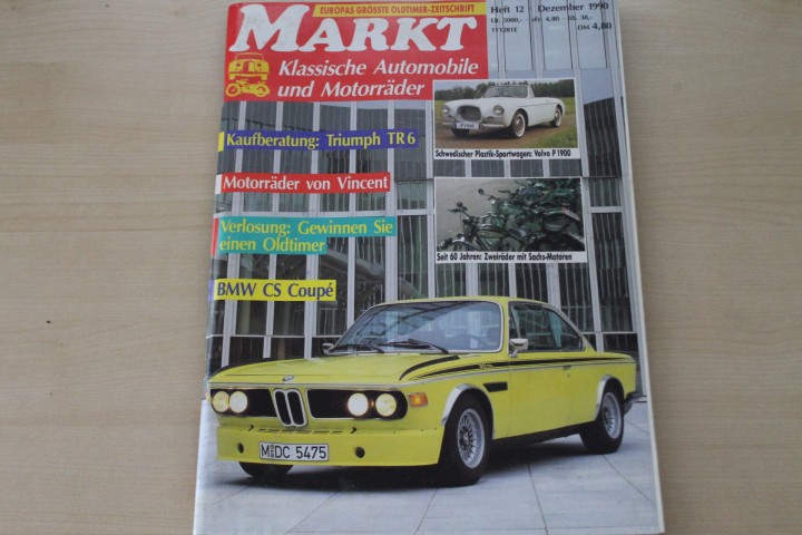 Deckblatt Oldtimer Markt (12/1990)